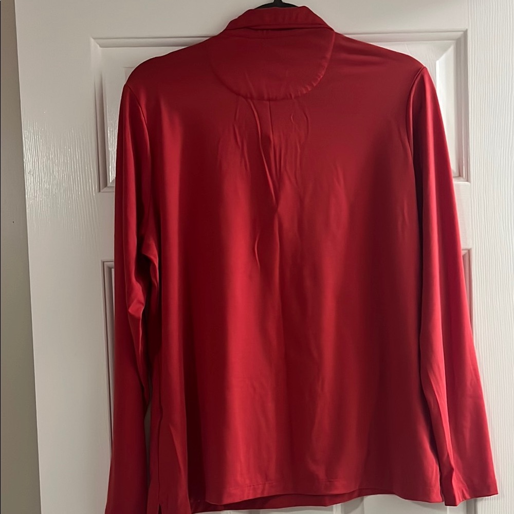 Peter Millar Vibrant Red Pullover - image 3